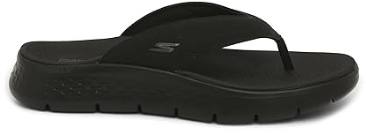 Skechers Herren Go Walk Flex Sandal - Vallejo, Schwarz/Schwarz, 7.5