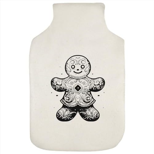 'Gingerbread Man' Hot Water Bottle Cover (HW00032029)