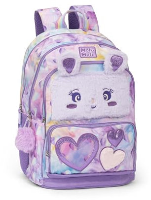 Franco Cosimo Panini, Zaino Scuola Bambine e ragazze, Lilla, 32x43Hx23cm