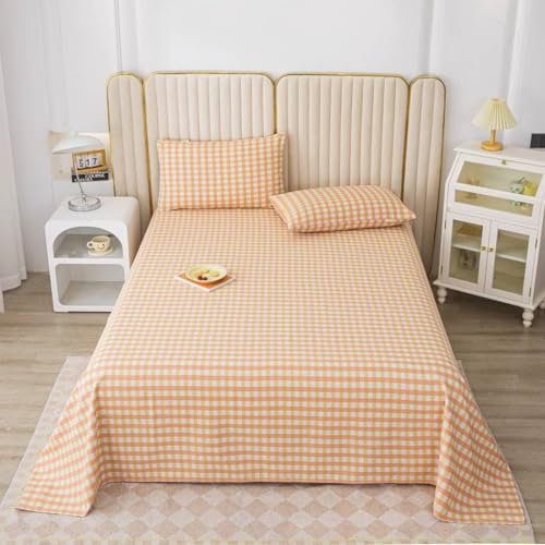 HAIBA Bettlaken ohne Gummizug 200 x 240 cm Soft Jersey 100% Baumwolle, Betttuch atmungsaktiv Baumwolle, Betttuch