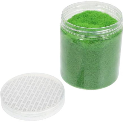 NULYLU 1 Poudre De Pelouse De Mousse Faux pour Les Centres De Table Herbe De Jardin Miniature Décor De Fausse Poudre d'herbe Miniatures Gazon Vert Poudres Forêt Green Nylon