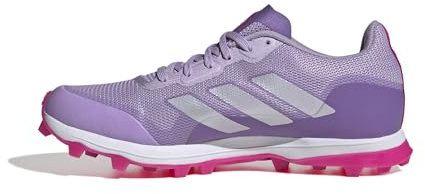 adidas Damen Fabela Zone Hockey-Schuhe, Powder Plum/Aurora Met. / Aurora Plum, 36 2/3 EU