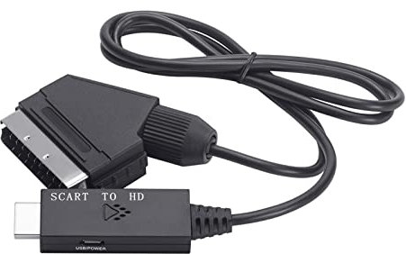 Zdprkqzvz Adaptador a euroconector 1080p60Hz/720p60Hz Salida USB Cable Fuente de alimentación de bajo consumo de energía