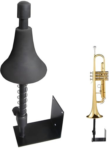 Metall Posaune Wandhalterung mit EVA-Polsterung, verstellbare Halterung für Alt, Bass, Tenorposaunen