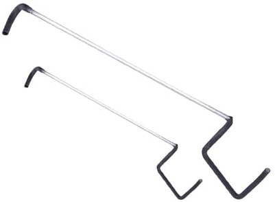 SEIWEI Metall Astzieher, 2-TLG Obstbäume Astspreizer Astklammern Halter, Obstbaumzweigen Gartenzweige Spreizen und Ebnen Werkzeug, 26 + 36 cm