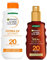 Garnier Ambre Solaire Körperschutzmilch LSF 20 200 ml und Ideal Bronze Bräunungsöl für den Körper LSF 20 150 ml