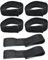 6 Stück Hosenklammer Fahrrad Hosenschutz,Einstellbar Anti-Rutsch Fahrradklammer Elastisches Enger Clip,Kinder Klettverschluss Fahrradfahren Hosengummi Hosenklammern für Hosen Wathose Trouser(30x3cm)