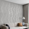 Beswitory Grey Wallpaper Modern Minimalist Curve Tree Striped Patterns 3D Embossed Non-Woven Glitter Wallpaper for Adults Kids Bedroom Living Room Lounge TV Backdrop Hallway and Stairs