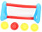 HOOTNEE Ensemble de Gonflables pour Piscine avec Filet de -Ball Jouet Aquatique pour Garçon et Filles 4 Ballons Amusement en Été Activités Nautiques Piscine