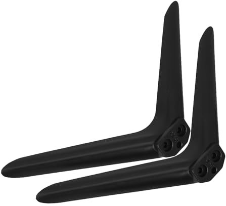 MUCKLILY 2pezzi Staffa Per Tv Supporto Tv Piccolo Con Viti Di Montaggio Adatto Per Camera Da e Soggiorno Supporto Da