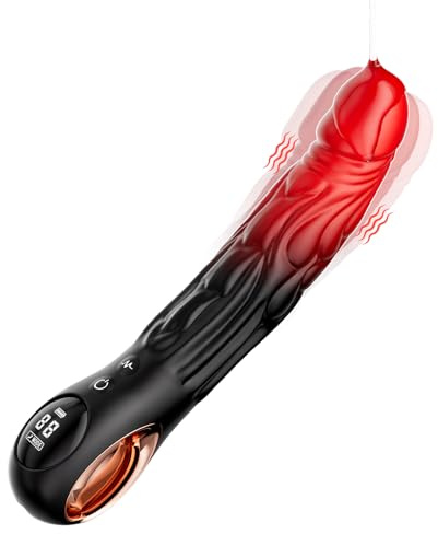 Vibrator Sex Spielzeug für die Frau Männer Paare - XL Dildo Vibratorensets Vibration für Frauen Solo Sexspielzeug für Frauen, Anal Penis Plug Dildos Sex Toys Prostata Stimulation mit 12 Vibrationsmodi