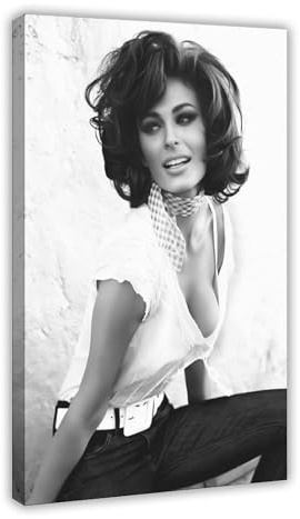 ZAQMKOL Poster Schauspieler Sophia Loren (11), Leinwandposter, Wandkunst, Dekordruck, Bild Gemälde für Wohnzimmer, Schlafzimmer, Dekoration, 30 x 45 cm