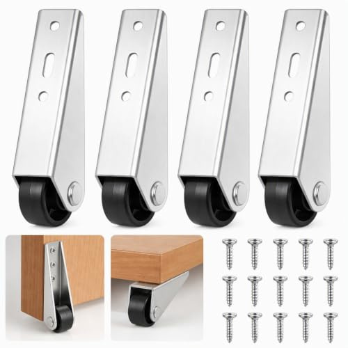 ABOOFAN 5 Pcs Door Support Wheel, Anti-Sag Gate Wheels for Wooden Gates