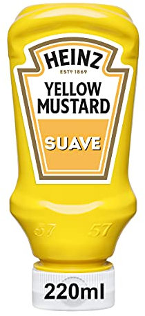Heinz Salsa Mostaza Americana Suave Bocabajo 220ml