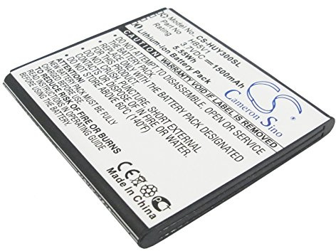 CS-HUY300SL Akku 1500mAh Kompatibel mit [Huawei] Ascend G350, Ascend G350-U00, T8833, U8833, W1, W1-U00, Y300, Y300-0100, Y300-0151, Y300C, Y500, Y500-T00, Y511, Y511-T00, Y511-U00, Y516, Y535, Y535