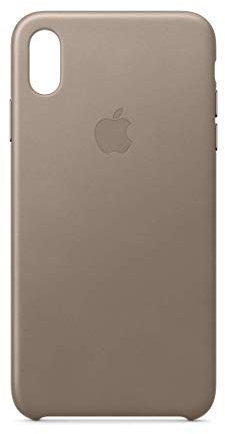 Apple Leder Case (für iPhone XS Max) - Taupe - 5.85 Zoll