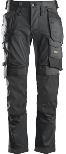 Snickers Workwear Herren Größe X: X, Stahlgrau/Schwarz, 44