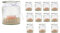 casavetro Teelichtgläser Set Kerzenhalter Glas (6 er Pack) Teelicht Kerzen Windlicht Hochzeit Party kleine Vase Tisch Deko-Licht