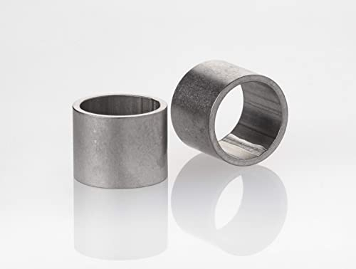 Edelstahl Distanzhülsen, Abstandshülsen – ohne Innengewinde, M10 Schrauben beweglich durchsteckbar – 13 x 11 x 1 mm (Außen x Innen x Wandstärke) – 40 Stück, Länge 10 mm