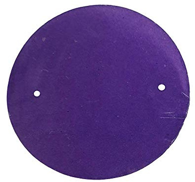 VIE Naturals Capiz Shell Scheiben mit 2 Löchern 45-Stücke, 5 cm Durchmesser, Lila