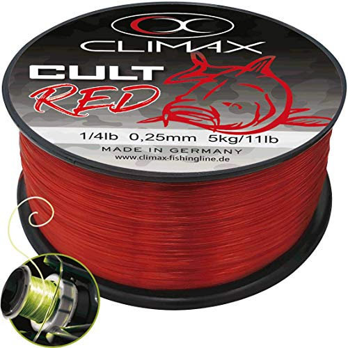Climax Cult Carp Red Farbe Rot Länge 3000m ø 0,35mm