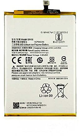 Todobarato24h Bateria Compatible con BN56 para Xiaomi Poco M2 Pro/Redmi 9C / 9A 5000 mAh