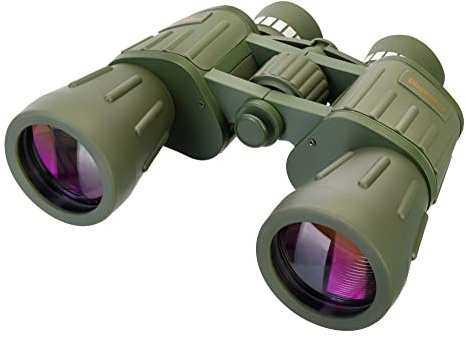 Discovery Field 10x50 Fernglas für Erwachsene mit BK-7-Glas, Robust | Professionell, mit Porro-Prismen, Stativgeeignet, FMC-Optik, Klare Bilder für Jagd, Reisen, Wandern und Naturbeobachtung