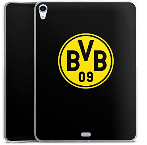 DeinDesign Silikon Hülle kompatibel mit Apple iPad Air 2020 (2020) Case Tablet Hülle Borussia Dortmund Logo BVB