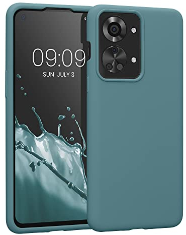 kwmobile Housse Compatible avec OnePlus Nord 2T 5G Coque - Housse de téléphone Protection Souple en TPU Silicone - Antique Stone
