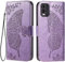 EASSGU Custodia per Nokia C32 (6.5 Inches) Flip Folio Cover Magnetica per Telefono in Pelle con 3 Slot per Schede 1 Portafoglio, Case - Viola Chiaro