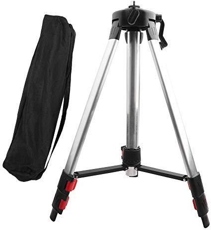 Fafeicy Nivel de Trípode, Soporte de Nivel de Trípode, Trípode Ligero Profesional de 1,2 M para Herramienta de Medición de Nivel Láser de Autonivelación Automática, Trípodes