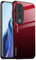 EASSGU Custodia Adatta per HONOR 90 5G (6.7 Inches), Cover Posteriore in Vetro Sfumato Custodia per Cellulare Anti-Caduta e Anti-Graffio - Rosso Nero