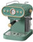 Cafetera Espresso Retro, 15 Bares de Presión, Cafetera Semiautomática, Espumador de Leche al Vapor, Tanque de 1,2 L, Estilo Retro, Cafetera Espresso, Verde