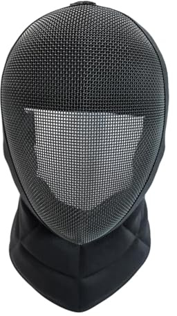 Ronyme Fechtmaske, Fechtgesichtsschutz, professioneller Anti-Stich-Kendo-Fechtmaske, Fechthelm für Sportgeräte, m