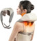 HubiCare Mini Shiatsu Nackenmassagegerät, 3D Tiefengewebemassage mit Wärme zur Schmerzlinderung, tragbares Rücken Schulter Elektrisches Knetmassagegerät, perfekte Geschenke für Frauen