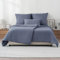 Z-hom Bettwäsche 135x200 cm + 1 Kissenbezüge 80X80 cm - Oeko-Tex zertifizierte, Bettwäsche-Sets Polyester Mikrofaser mit Reißverschluss, Superweiches Bettbezug Set Dunkelgrau