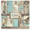 Stamperia - Scrapbook Paper Pad for Scrapbooking, Albums, Card Making, Bullet Journals, and More, Acid Free, Double-Sided, Perfect for Hobbies, Crafts, and Gifting (Music) (20.3 x 20.3cm)