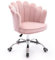 Durecoform Schreibtischstuhl aus Samt mit Muschel-Rückenlehne, moderner Schminkstuhl, gepolstert, verstellbar, Drehstuhl für Wohnzimmer, Schlafzimmer, Arbeitszimmer, Computer, Arbeitszimmer, Computer,