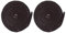 DOITOOL 3 Sätze Schutzpolster Erdungsmatte Floor Cushion Fußbodenschoner Anti Slip Mat Selbstklebende Filzstreifen Schieberegler Stuhlbodenschutz Hocker Füße Pad Gefühlt Brown 2 Stück * 3