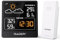 Raddy WF-50V Indoor Outdoor Thermometer Hygrometer, Wireless Weather Station Temperature & Humidity Monitor with 5.0’’ VA Display, USB-C Powered, Weather Forecast, Wireless Remote Sensor (Black)