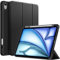 A-BEAUTY Funda Compatible con iPad Air 11 Pulgadas M3/M2 (2025/2024), iPad Air 5/4 (10,9, 2022/2020) con Portalápiz, Carcasa Antichoque, Soporte Trifold, Auto-Reposo/Activación, Negro