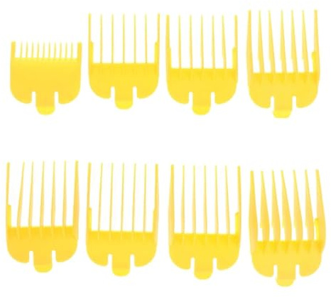 6/8Pcs For 1/2/3/6/9mm Haar Trimmer Grenze Kamm Universal Guards Friseur Haar Barber Zubehör(8pcs-Plug E)