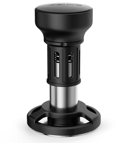 ANKROYU MHW 3BOMBER Professioneller Espresso-Tamper, 58 mm, Kaffee-Tamper mit konstantem Druck und Sound-Feedback, 4-Feder-System, selbsteinstellbare Tiefe, Edelstahlbasis für