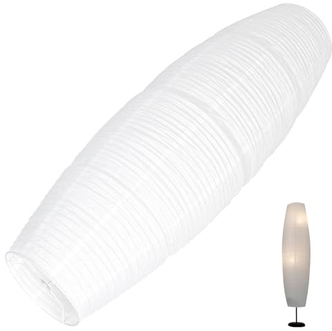 Toyvian Pantalla De Lámpara De Pie Vertical De Papel Led 43.30X12.59X12.59In Cubierta Para Lámpara Estilo Nórdico Accesorio De Iluminación Para Salón Dormitorio Estudio