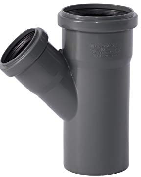 Ostendorf 173210 HTsafe Abzweig, Grau, dn75/50/45 grad