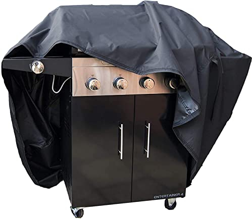 SpeedwellStar Premium Heavy Duty Gas BBQ Grill Cover – 145 L x 70 W x 120 H cm – 1800 mm Hydrostatic Head Tested, UV Resistant, Rip-Proof, Windproof fits Weber, Brinkmann, Char-Broil, Outback and more