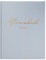 DeinWeddingshop Stammbuch der Familie - Familienstammbuch Hochzeit Standesamt - Deluxe Serie - Hardcover 16x21cm (Pastell-Türkis/Kupfer)