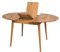 Nordic Story Esstisch Scandi 4 (rund, ausziehbar) • Tisch für Küche, Esszimmer & Wohnzimmer • Massivholz (Eiche) • Eiche Natur • Runder Ausziehtisch (120-155 x 120 x 75 cm)