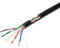 Cat6 200M Black Solid 23AWG Cable UTP Cat6 Bulk Ethernet Network Wire CCA (Copper Clad Aluminum) Conductor UTP Unshielded Internet Cord
