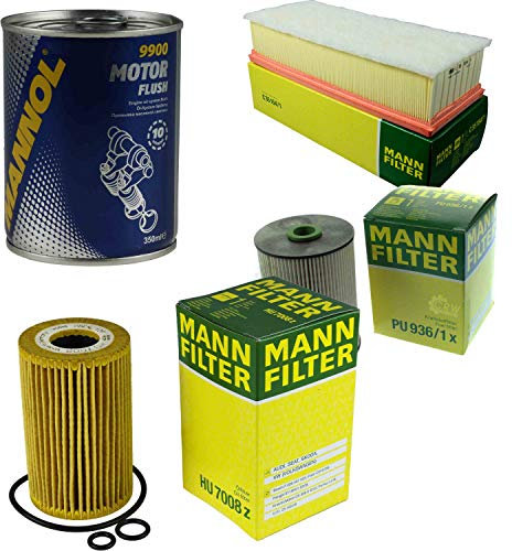 QR-Parts Set 85504197 HU 7008 z C 35 154/1 9900 PU 936/1 x Original MANN-Filter Inspektionspaket SCT Motor Flush Motorspülung 11579926